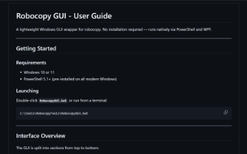 Robocopy Wrapper