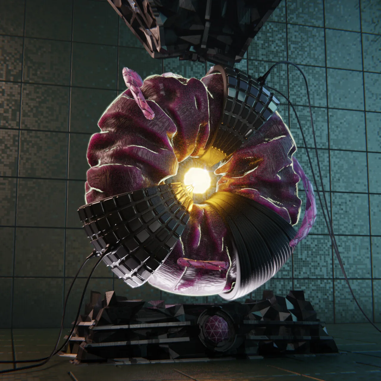 Science Fiction Energy Core Concept